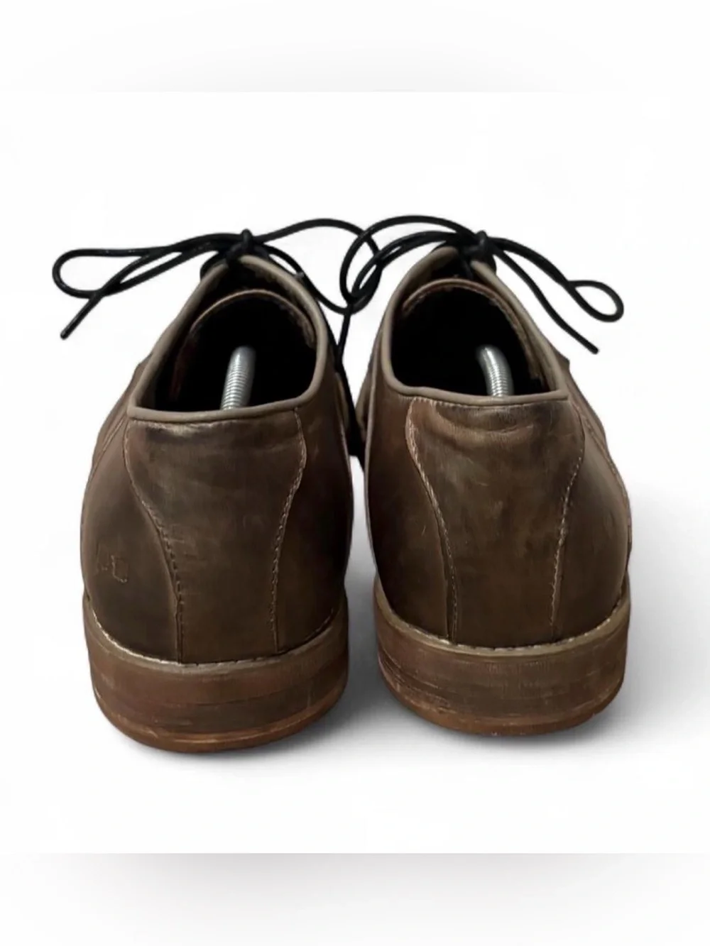 Bed|Stu Luz Men’s 11.5 US Shoes Leather Rustic Brown Casual Lace Up Oxford